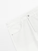 Pantalon tapered coton