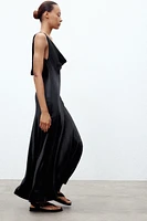 ZW COLLECTION SATIN LONG DRESS