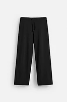 PANTALON WIDE FIT STRUCTURE INTERLOCK
