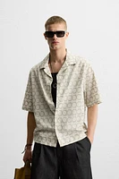 GEOMETRIC EMBROIDERED SHIRT
