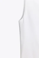 T-SHIRT RIB BRETELLES POLYAMIDE