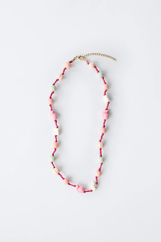 SHAPED BEAD NECKLACE