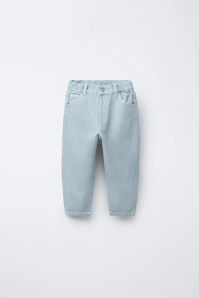 BALLOON TWILL PANTS