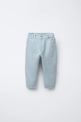 BALLOON TWILL PANTS