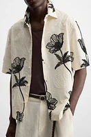 CONTRAST EMBROIDERY SHIRT