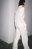 PANTALON LARGE 100 % LIN COLLECTION ZW
