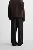 PLEATED PANTS WITH BELT X NANUSHKA