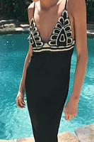 ROBE À BRETELLES FANTAISIE