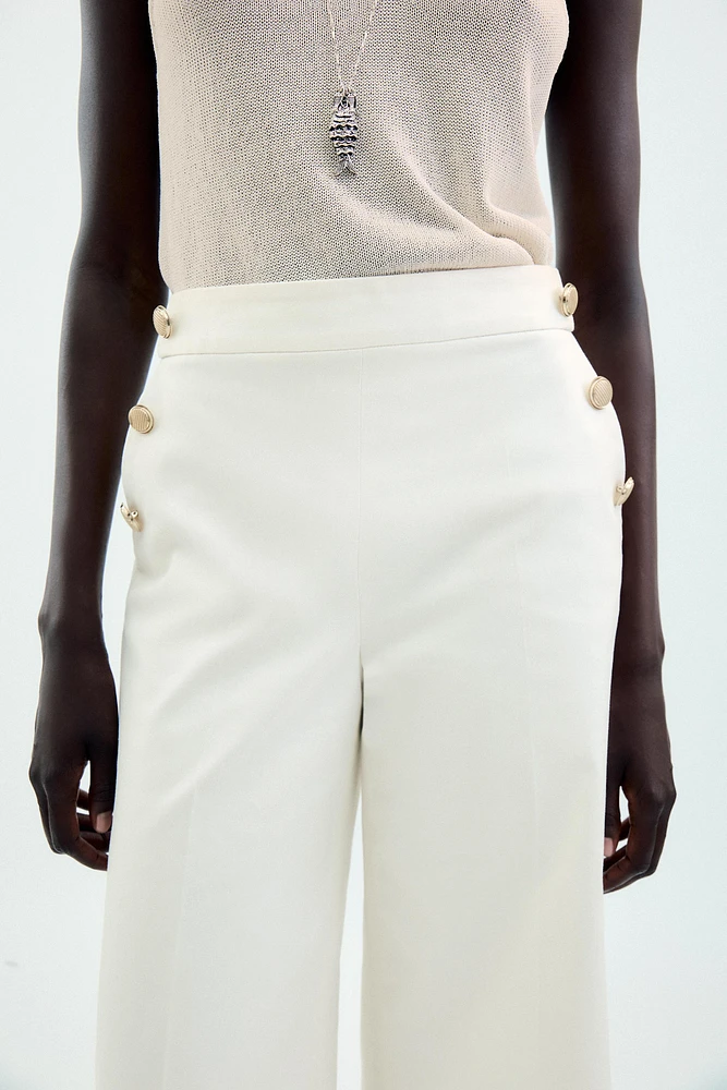 BUTTON CULOTTES