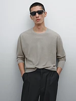 Lightweight 100% linen knit sweater