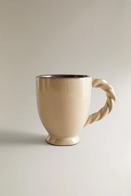 TASSE TERRE CUITE TRESSÉE