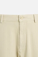 TEXTURED CHINO PANTS