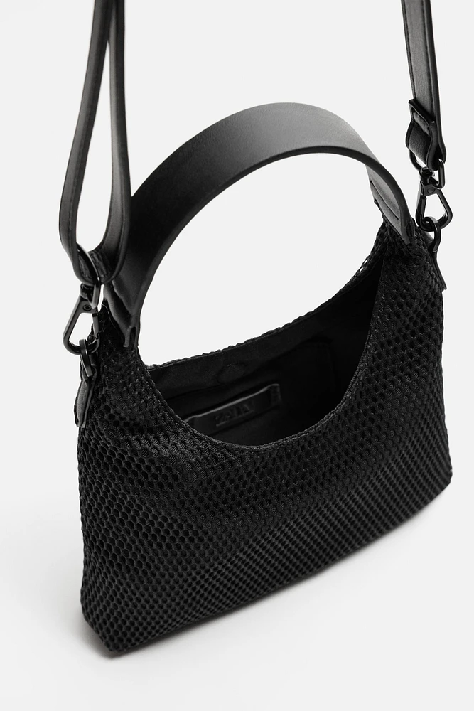 MESH CROSSBODY BAG