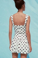 POLKA DOT BALLOON DRESS