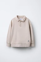 LABEL POLO SWEATSHIRT