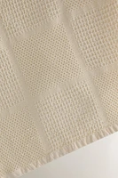 WAFFLE-KNIT COTTON KITCHEN TOWEL