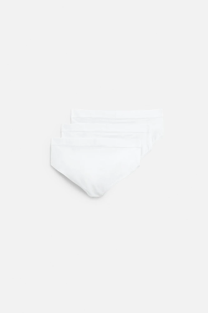 LOT DE 3 SLIPS BASIQUES