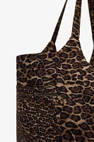 GRAND SAC EN COTON IMPRIMÉ ANIMAL