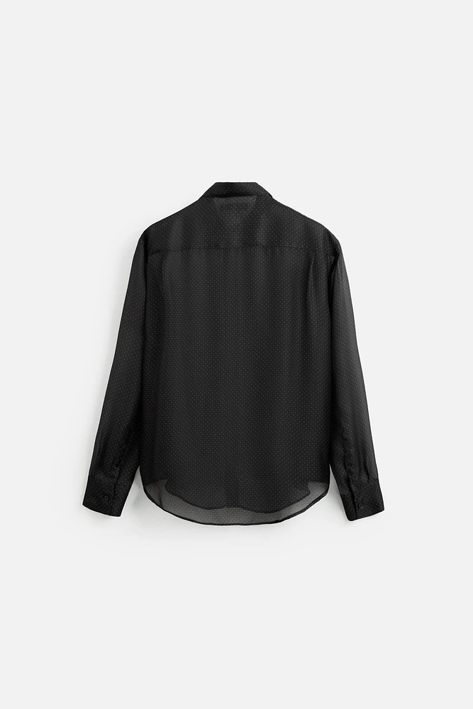 CHEMISE IMPRIMÉE À POIS LIMITED EDITION