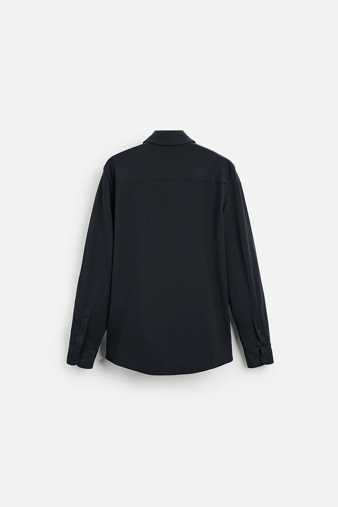 TEXTURED STRETCH SHIRT