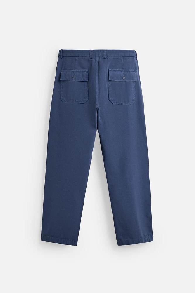 PANTALON STRAIGHT FIT CANVAS