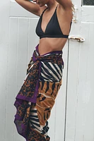 TIGER LEOPARD PRINT SCARF