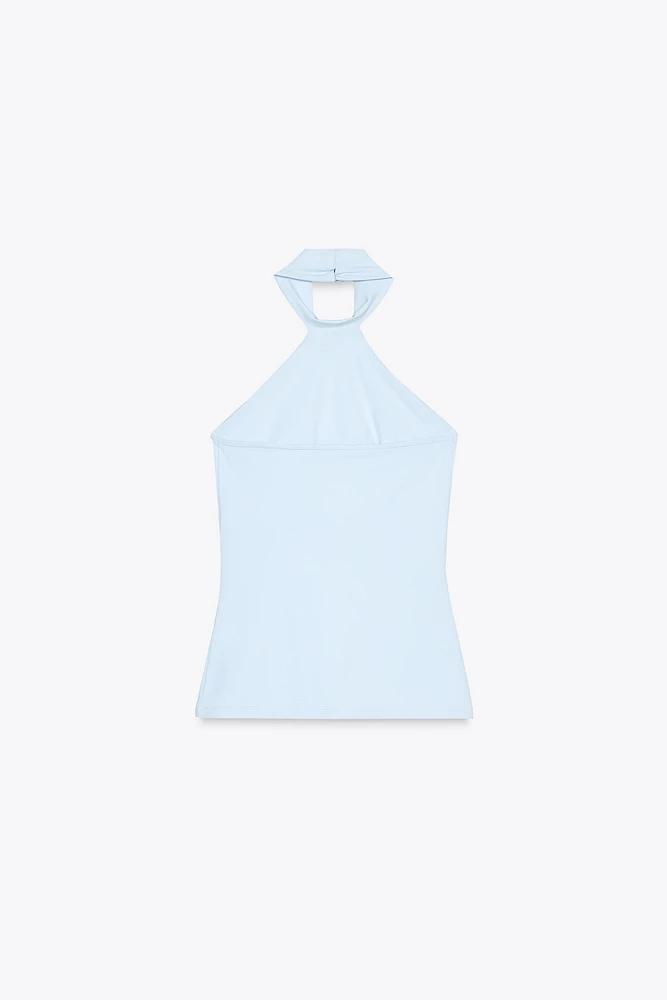 TOP HALTER POLYAMIDE