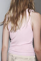 FLOWY DRAPED TOP