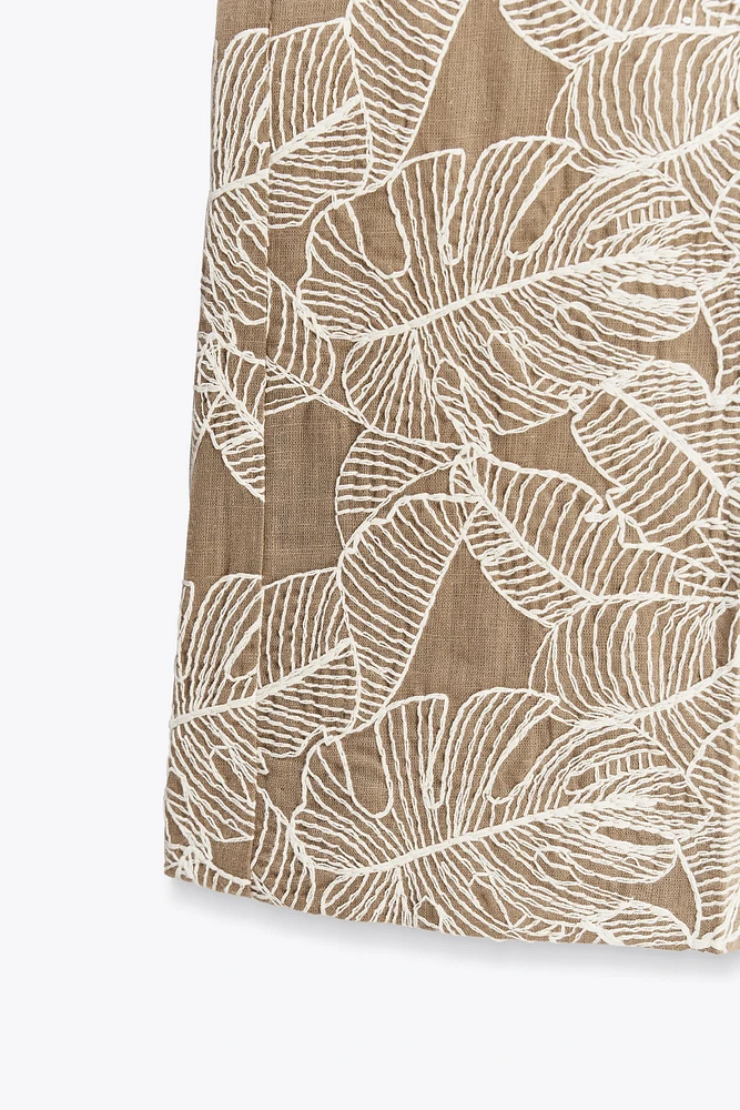 EMBROIDERED CULOTTES