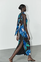ROBE FLUIDE IMPRIMÉE