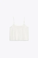 EMBROIDERED COTTON TOP