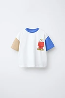 SNOOPY PEANUTS™ JOGGING T-SHIRT AND BERMUDA SET