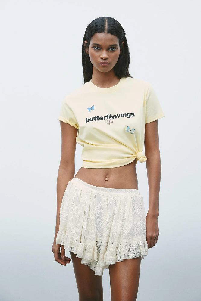 T-SHIRT IMPRIMÉ PAPILLONS MARIAN ELLIS ROWAN