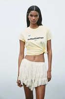 MARIAN ELLIS ROWAN BUTTERFLY PRINT T-SHIRT