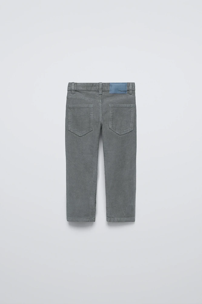 REGULAR CORDUROY PANTS