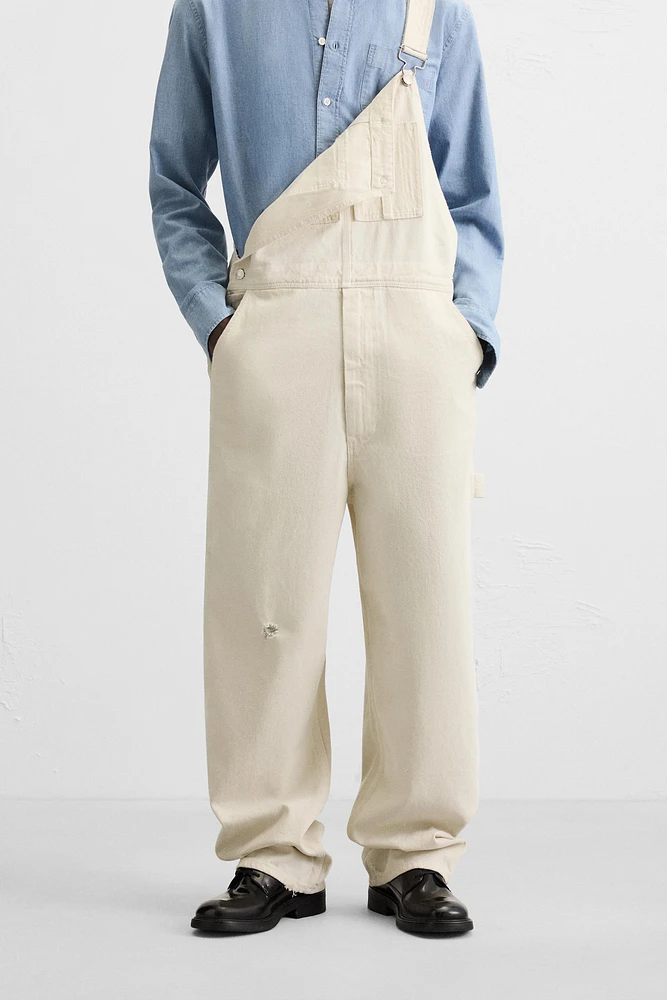 SALOPETTE EN DENIM POCHE DE CHARPENTIER
