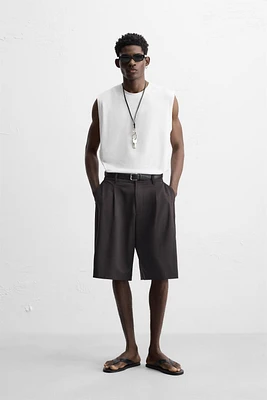 RELAXED FIT TEXT TANK TOP