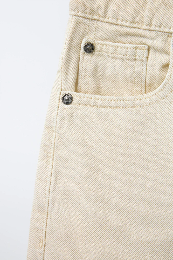 RELAXED BAGGY TWILL SHORTS