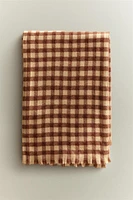 FLEECE CHECK BLANKET