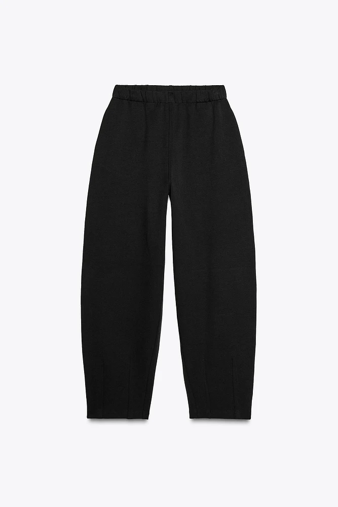 INTERLOCK COCOON PANTS