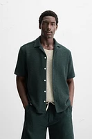 RELAXED FIT TEXTURED SHIRT