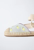 ESPADRILLE JUTE CITRONS