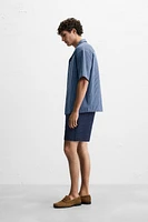 CHEMISE RELAXED FIT SEERSUCKER