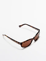 Lunettes de soleil ovales petit format