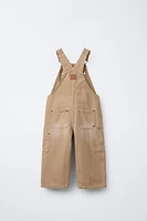 LONG TWILL OVERALLS