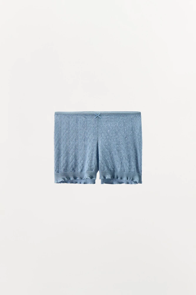 POINTELLE BOXER SHORTS