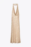 SEQUIN MIDI DRESS