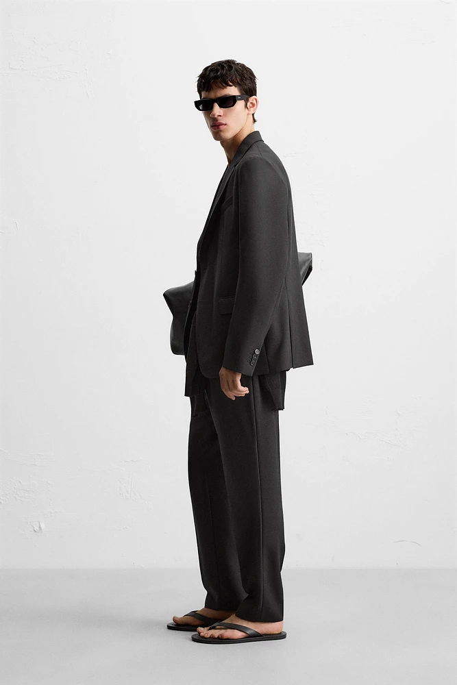100% WOOL SUIT PANTS