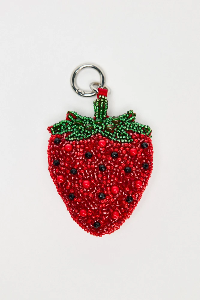 BEADED FRUIT CHARM