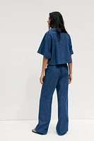 TRF DENIM PAJAMA PANTS